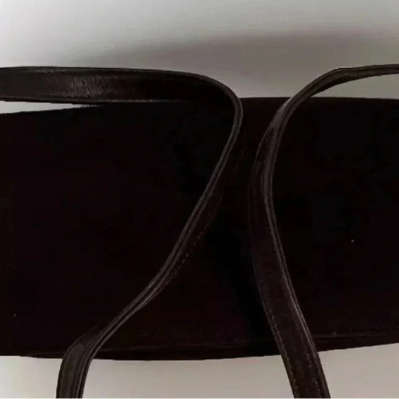 Charles Jourdan Leather Purse Clutch Womens Brown - Picture 9 of 9